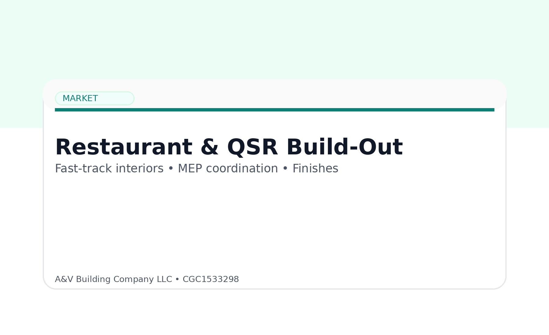 Restaurants & QSR